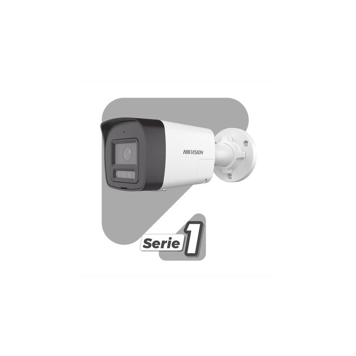 [PROTECCIÓN ACTIVA] Bala IP 4 Megapixel / Lente 2.8 mm / Dual Light (30 mts IR + 20 mts Luz Blanca)  / Audio de Dos