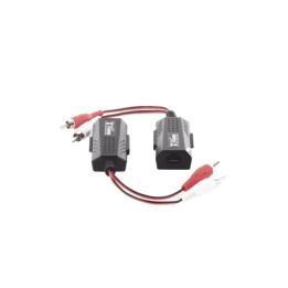 Balun Extensor de Audio Analogo Estereo RCA a RJ45 / Distancia 800 Metros (2625 Pies) / Cable CAT5-6 / Conector 100%