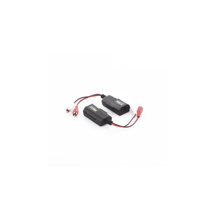 Balun Extensor de Audio Analogo Estereo RCA a RJ45 / Distancia 800 Metros (2625 Pies) / Cable CAT5-6 / Conector 100%