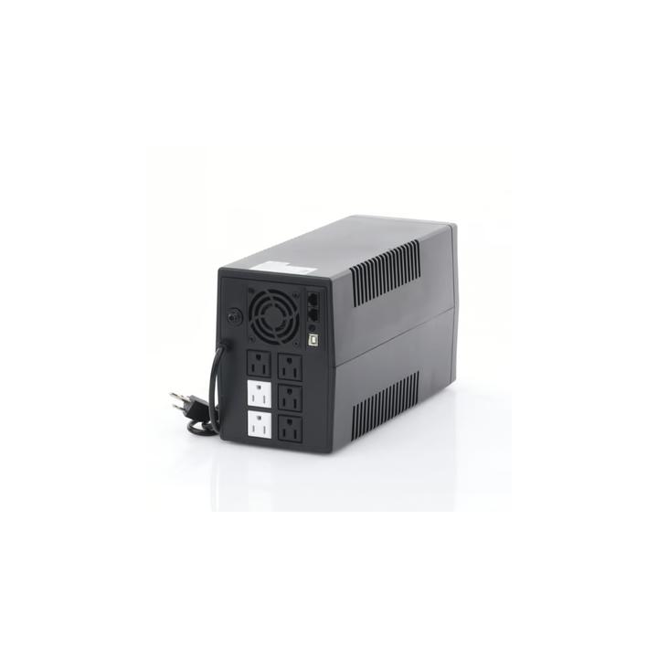 UPS de 1200VA/720W / Topología Línea Interactiva / Entrada y Salida 120 Vca / Clavija NEMA 5-15P / 6 Tomas NEMA 5-15R