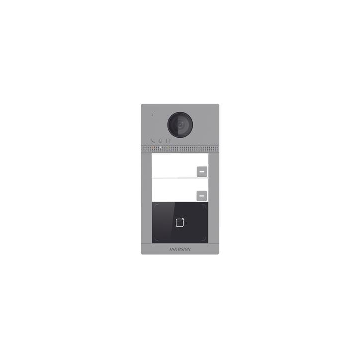 Videoportero IP 2 Megapixel / Llamada y Apertura Remota desde App Hik-Connect (requiere monitor) / PoE / Exterior IP65