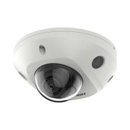 Mini Domo IP 6 Megapixel / Lente 2.8 mm / 30mts IR EXIR / Micrófono Integrado / Exterior IP67 / IK08 / PoE /