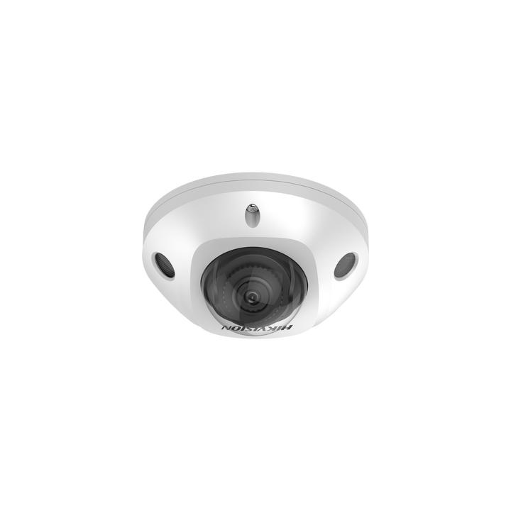 Mini Domo IP 6 Megapixel / Lente 2.8 mm / 30mts IR EXIR / Micrófono Integrado / Exterior IP67 / IK08 / PoE /