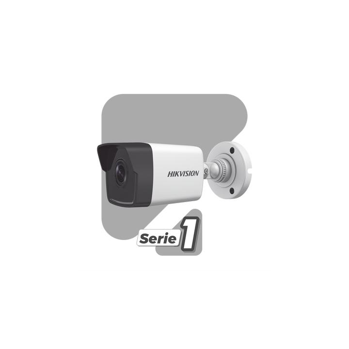 Bala IP 4 Megapixel / Lente 2.8 mm / 30 mts IR / WDR 120 dB / Exterior IP67 / Hik-Connect P2P / H.265+ / PoE / ONVIF