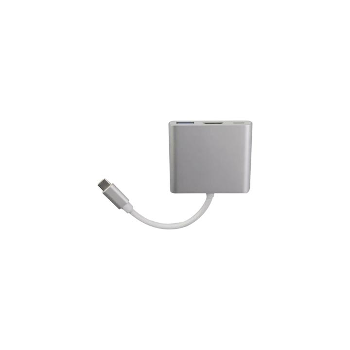 Adaptador Multipuerto USB-C 3.1 A HDMI 4K / USB 3.0 / USB – C /  Alta Velocidad de Transmisión de Datos / Admite