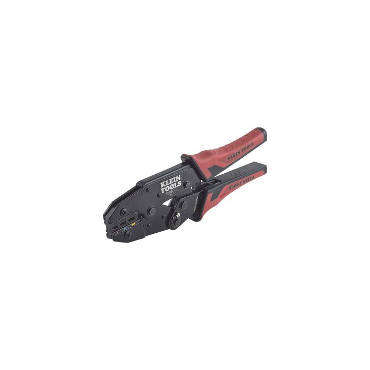 Pinza Ponchadora para Terminales con Aislamiento en Cable de Cobre Sólido y Trenzado de 10-22 AWG.