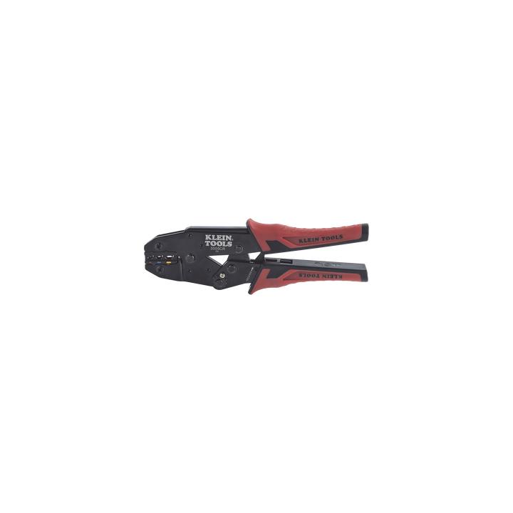 Pinza Ponchadora para Terminales con Aislamiento en Cable de Cobre Sólido y Trenzado de 10-22 AWG.