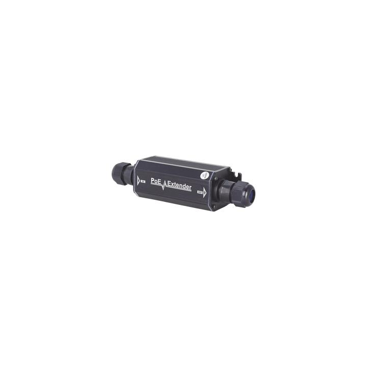 Extensor PoE / 100 Metros / Intemperie (IP66) /  60 Watts / 1 Puerto de Entrada  / 1 Puerto de Salida PoE / No requiere