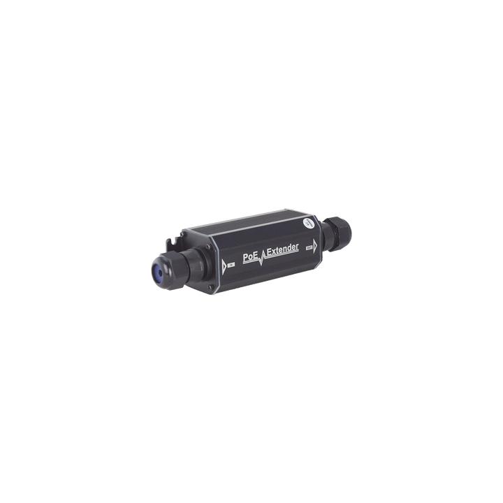 Extensor PoE / 100 Metros / Intemperie (IP66) /  60 Watts / 1 Puerto de Entrada  / 1 Puerto de Salida PoE / No requiere