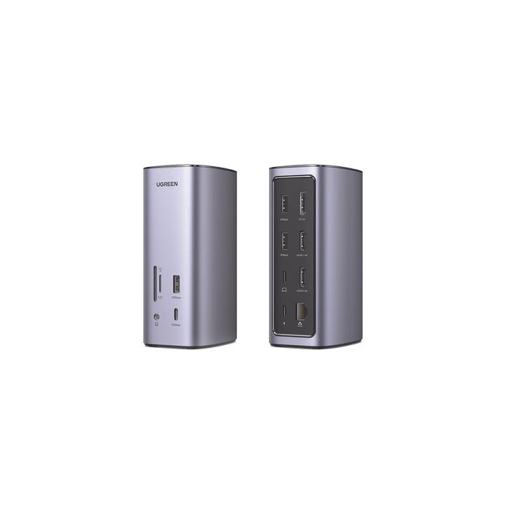 HUB USB-C (Docking Revodok Pro) 12 en 1 | 2 USB-A 3.0 | 1 USB-C PD Carga 100W | 1 USB-A 3.1 | 1 USB-C 3.1 | HDMI 4K |