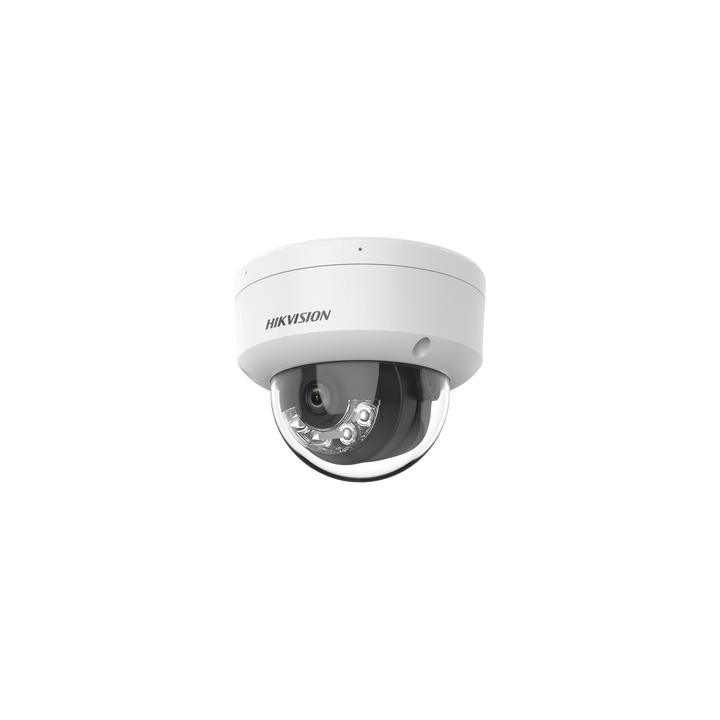 [Dual Light] Domo IP 8 Megapixel (4K) / Lente 2.8 mm / 30 mts IR + 30 mts Luz Blanca / Micrófono Integrado / IK08 /