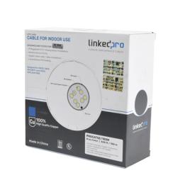 Cable Cat5e de Alto Rendimiento, con Certificaciones ETL, UL, Color Gris, de 100 Metros (328 Pies) para Aplicaciones en