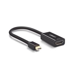 Convertidor Mini Display Port a HDMI / 4K@30Hz / Thunderbolt / Blindaje Interno Múltiple / Carcasa ABS / Longitud de