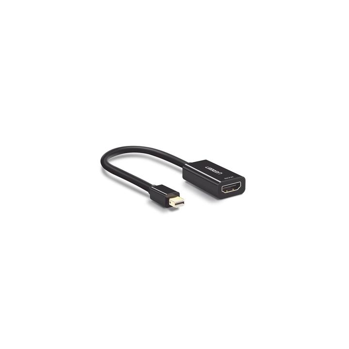 Convertidor Mini Display Port a HDMI / 4K@30Hz / Thunderbolt / Blindaje Interno Múltiple / Carcasa ABS / Longitud de