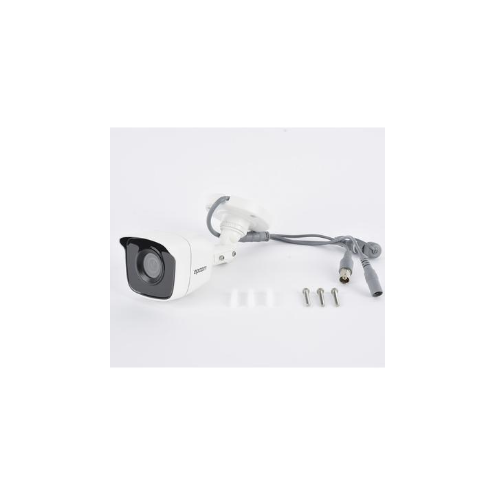 Bala TURBOHD 5 Megapíxel / Lente 2.8mm (85° de Visión) / Exterior IP66 / IR EXIR 20 mts / TVI-AHD-CVI-CVBS / Metal