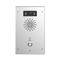 Video Intercomunicador IP, 2 líneas SIP, 2 relevadores con botón para llamada, Onvif, anti-vandálico, PoE, IP65 e