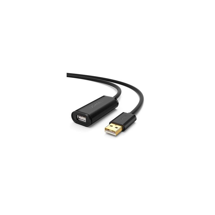 Cable de Extensión Activo USB 2.0 / 5 Metros / Macho-Hembra / Booster individual FE1.1S incorporado / Velocidad de