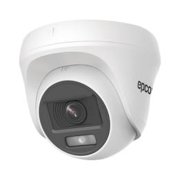 Turret TURBOHD 2 Megapíxel (1080p) / Imagen a color 24/7 / Lente 2.8 mm / Policarbonato / Luz Blanca 20 mts / Interior
