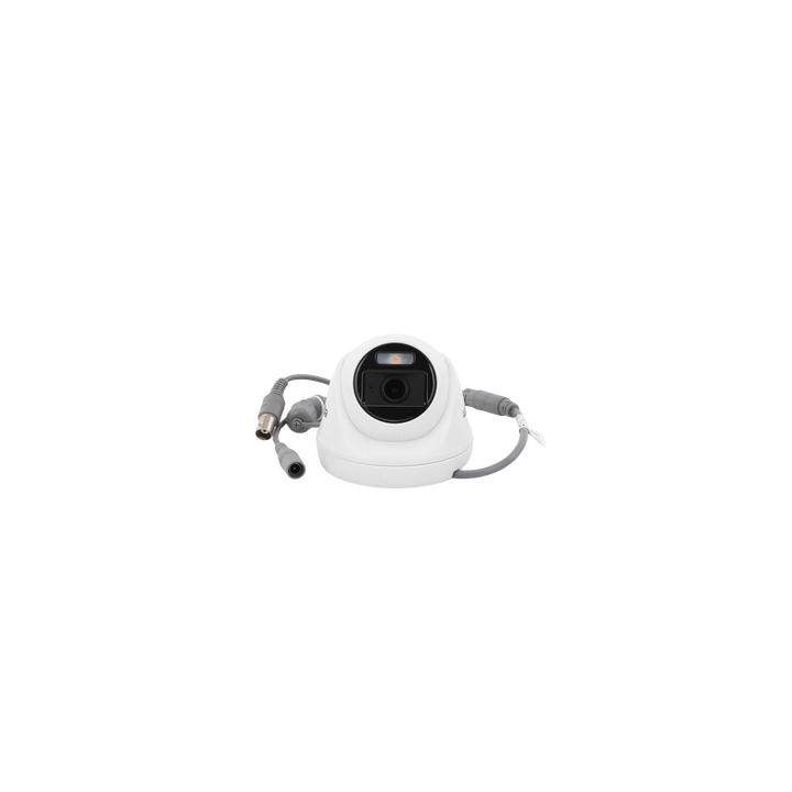 Turret TURBOHD 2 Megapíxel (1080p) / Imagen a color 24/7 / Lente 2.8 mm / Policarbonato / Luz Blanca 20 mts / Interior