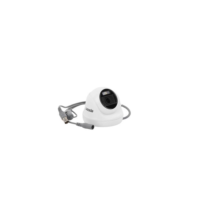 Turret TURBOHD 2 Megapíxel (1080p) / Imagen a color 24/7 / Lente 2.8 mm / Policarbonato / Luz Blanca 20 mts / Interior