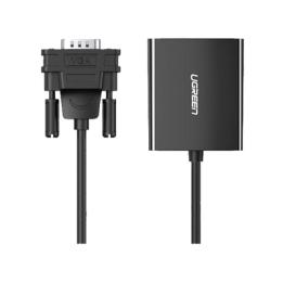 VGA Macho / Salida: HDMI Hembra / Resolución de 1080P@60Hz / Puerto Estéreo de 3.5 mm / Plug and Play, Sin