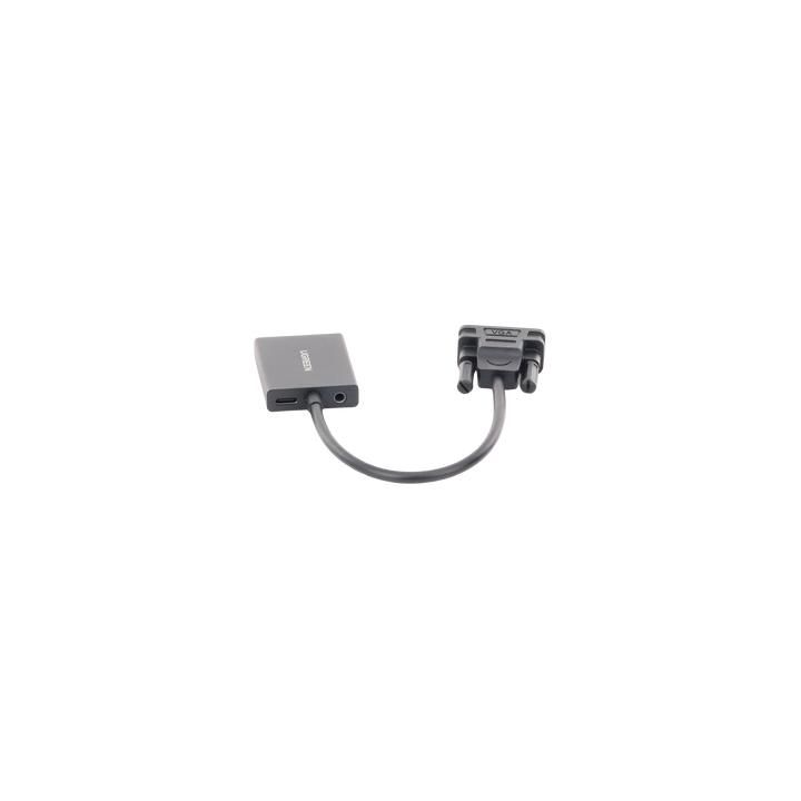 VGA Macho / Salida: HDMI Hembra / Resolución de 1080P@60Hz / Puerto Estéreo de 3.5 mm / Plug and Play, Sin