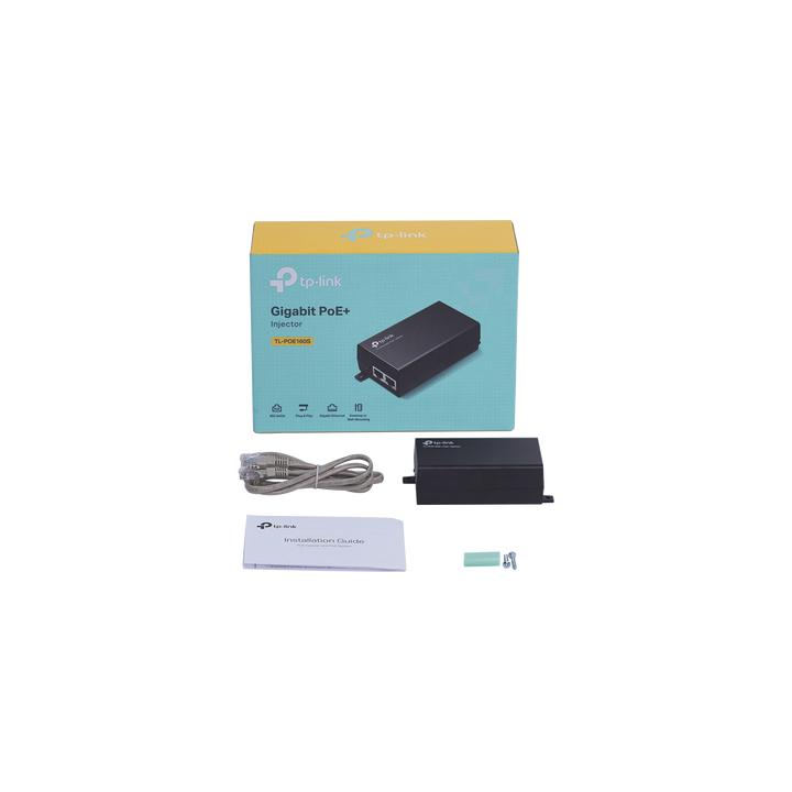 Inyector PoE+ (30W) / Gigabit 802.3 af/at / 2 puertos 10/100/1000 Mbps / Plug and Play / Fuente alimientación Integrada