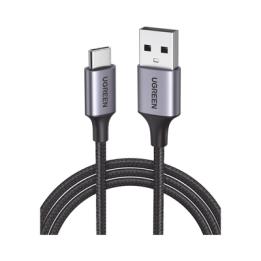 Cable USB-A a USB-C | 2 Metros (6.56 Pies) | Transferencia de Datos de 480 Mbps | Carga Rápida | QC 4.0/3.0/2.0 | FPC