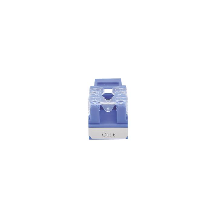 Módulo Jack 110 Cat6, Keystone para Faceplate - Color Azul