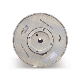 Carrete de 4 Kilómetros de Fibra Óptica Aérea Mini ADSS (ASU) G.652D, Monomodo de 24 Hilos, Exterior, Span 120,
