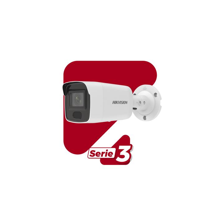 Bala IP 8 Megapixel / Lente 2.8 mm / 40 mts IR / Exterior IP67 / PoE / DARKFIGHTER / Alarmas y Audio I/O / ONVIF /