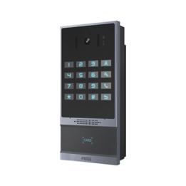 Videoportero SIP para Control de Acceso, Teclado numérico iluminado, 2 relevadores, anti-vandálico, IP66 y IK07, PoE