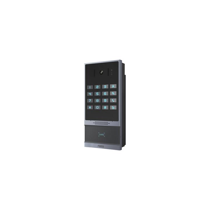 Videoportero SIP para Control de Acceso, Teclado numérico iluminado, 2 relevadores, anti-vandálico, IP66 y IK07, PoE