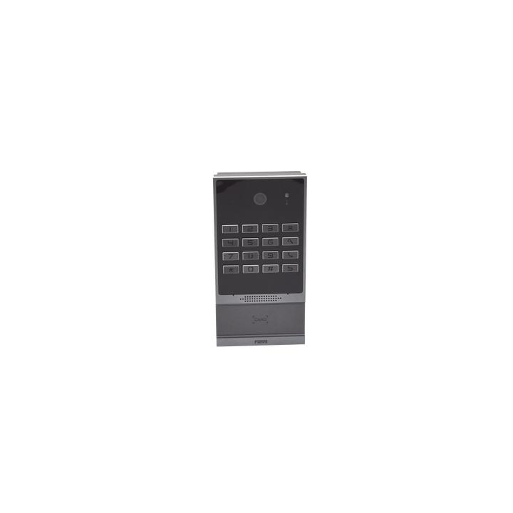 Videoportero SIP para Control de Acceso, Teclado numérico iluminado, 2 relevadores, anti-vandálico, IP66 y IK07, PoE