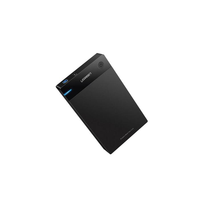 Carcasa de Disco Duro para  3.5" y  2.5" (Enclosure) | Con Cable USB 3.0 | Para HDD 3.5" / SSD 2.5" | SATA I/II/III |