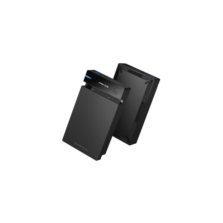 Carcasa de Disco Duro para  3.5" y  2.5" (Enclosure) | Con Cable USB 3.0 | Para HDD 3.5" / SSD 2.5" | SATA I/II/III |