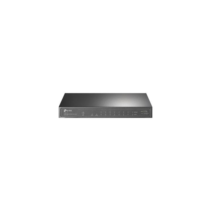 Switch de escritorio PoE+, no Administrable 8 puertos 10/100/1000 Mbps + 1 puertos 10/100/1000 Mbps (Uplink) + 1 puerto