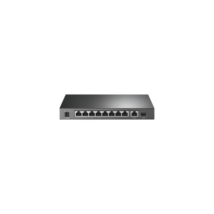 Switch de escritorio PoE+, no Administrable 8 puertos 10/100/1000 Mbps + 1 puertos 10/100/1000 Mbps (Uplink) + 1 puerto