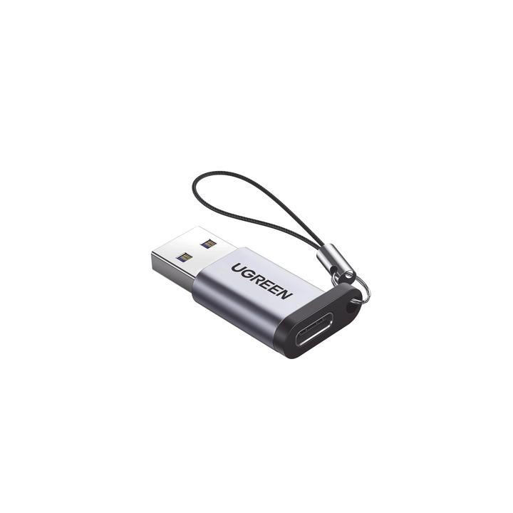 Adaptador USB 3.0 Macho a USB-C 3.1 Tipo C Hembra |Carga y Sincronización de Datos | Admite Corriente de 3A |