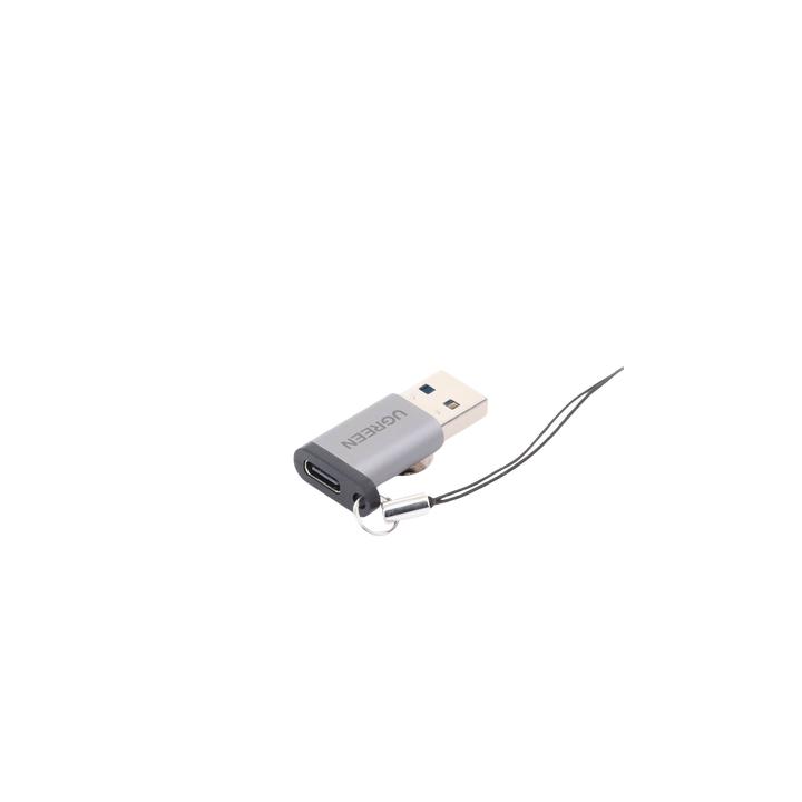 Adaptador USB 3.0 Macho a USB-C 3.1 Tipo C Hembra |Carga y Sincronización de Datos | Admite Corriente de 3A |