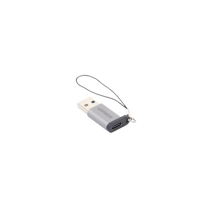 Adaptador USB 3.0 Macho a USB-C 3.1 Tipo C Hembra |Carga y Sincronización de Datos | Admite Corriente de 3A |