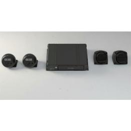 Kit DVR Móvil / 2 Cámaras Interior + 2 Cámaras Exterior / (1080p) / 4 Canales TURBOHD / Tecnología IA Integrada /