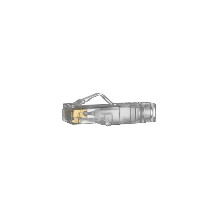Plug RJ45 Cat6A, Para Cable UTP de Calibre 26 AWG, Chapado en Oro de 50 Micras, Paquete de 100 Piezas