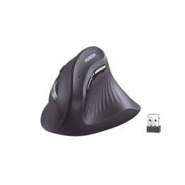 Mouse Inalámbrico en Angulo Vertical | 2.4G & Bluetooth | Conecta 3 dispositivos Simultáneamente | 4 Niveles de DPI |