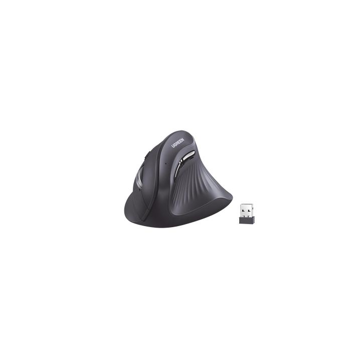 Mouse Inalámbrico en Angulo Vertical | 2.4G & Bluetooth | Conecta 3 dispositivos Simultáneamente | 4 Niveles de DPI |