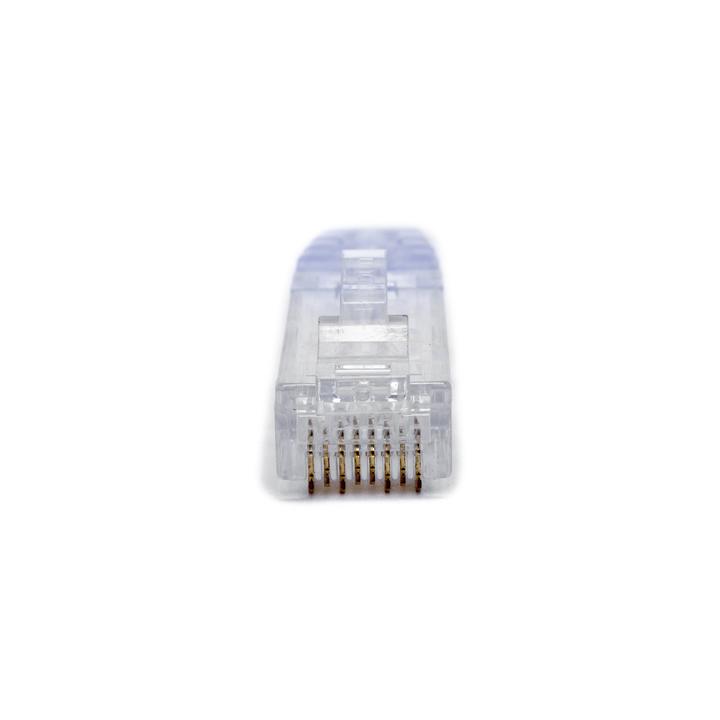 Plug RJ45 Cat6 de 5 Piezas, Para Cable UTP de Calibre 23-24 AWG, Chapado en Oro de 50 Micras, Paquete de 100 Piezas