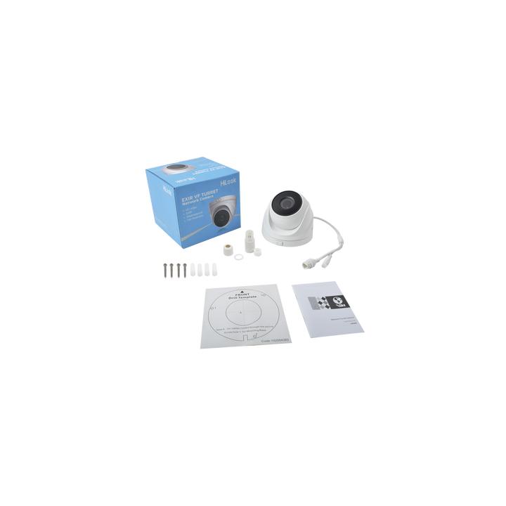 Turret IP 4 Megapixel / Lente Motorizado 2.8 - 12 mm / 30 mts IR EXIR / PoE / Exterior IP67 / WDR 120dB / Micro SD /