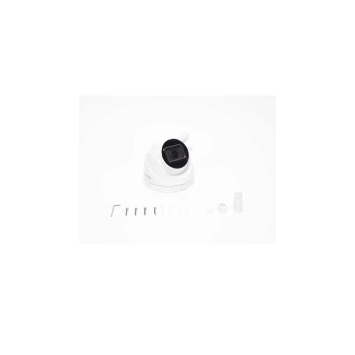 Turret IP 4 Megapixel / Lente Motorizado 2.8 - 12 mm / 30 mts IR EXIR / PoE / Exterior IP67 / WDR 120dB / Micro SD /