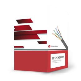 Bobina de Cable de UTP de 4 Pares Cat5e de 305 Metros (1000 Pies), 100% Cobre, LDPE Resistente a Rayos UV, Color Negro,