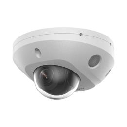 [Dual Light + 2 Micrófonos Integrados] Mini Domo IP 4 Megapixel / Lente 2.8 mm / 30 mts Luz Blanca + 30 mts IR /